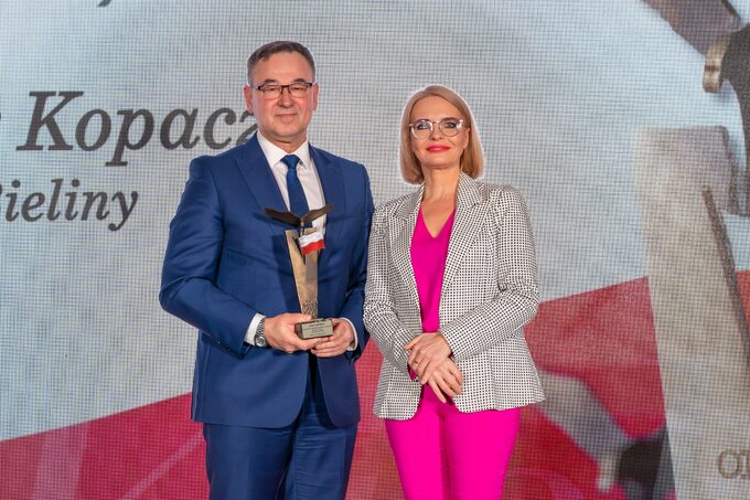 Sławomir Kopacz, wójt Gminy Bieliny. Nagroda Orły Wprost 2023. Gala w Kielcach