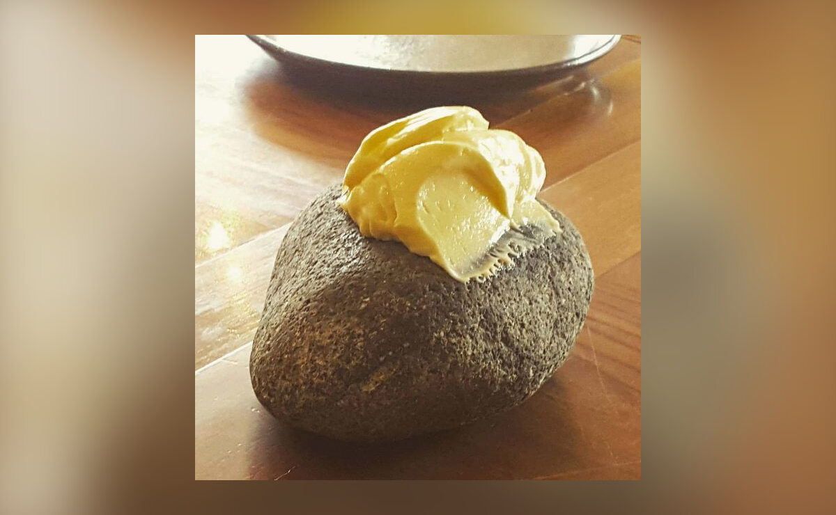 Masło na kamieniu... 