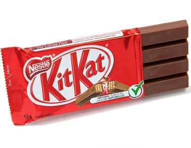 Miniatura: Proces o kształt batona KitKat. Nestle...