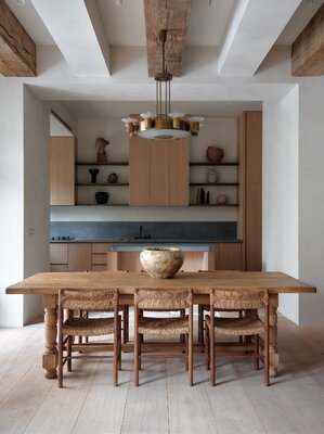 Miniatura: Przytulne mieszkanie w stylu naturalnego...