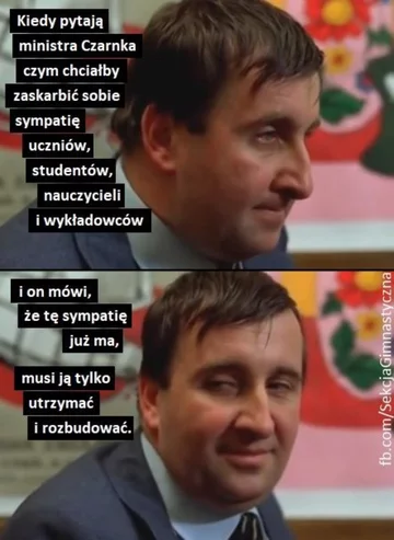 Mem po rekonstrukcji rządu 