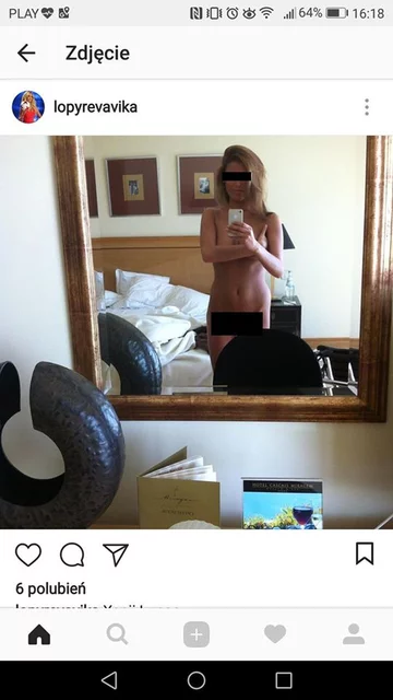 Zhakowane konto Wiktorii Łopyriewy 