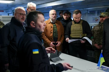 Andrzej Duda na Ukrainie 