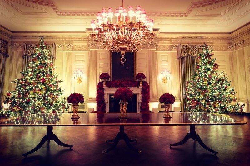 Dekoracje świąteczne w Białym Domu 