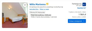 Przykładowa oferta nad morzem poniżej 2&nbsp;tys. zł za&nbsp;tydzień