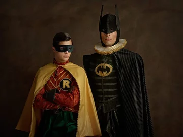 Batman i Robin, Fot. Sacha Goldberger / Facebook