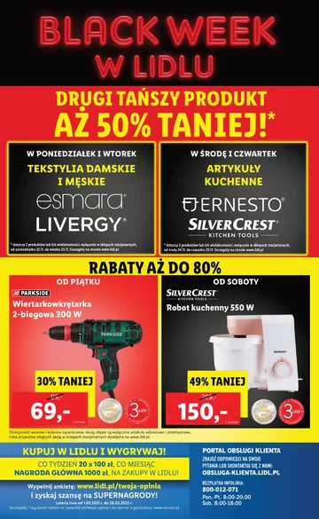 Gazetka Lidla na Black Friday i Black Week 2021 