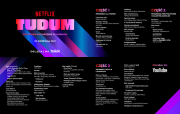 &bdquo;TUDUM&rdquo; &ndash; harmonogram wydarzenia