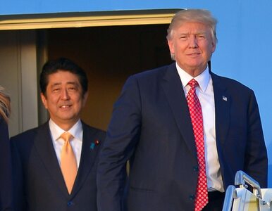Miniatura: Trump rozmawiał z premierem Japonii. Nie...
