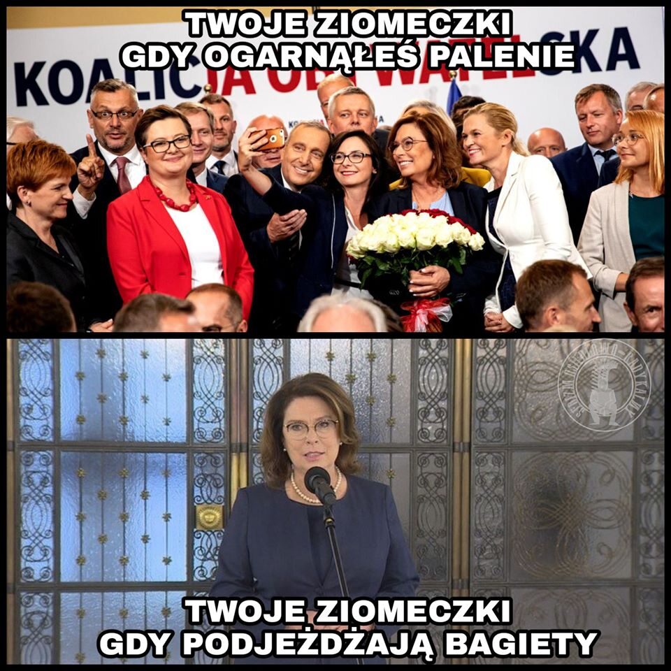Mem po ogłoszeniu kandydatury Rafała Trzaskowskiego za Małgorzatę Kidawę-Błońską 