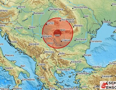Silne trzęsienie ziemi w Rumunii. Wstrząsy były też odczuwalne w...