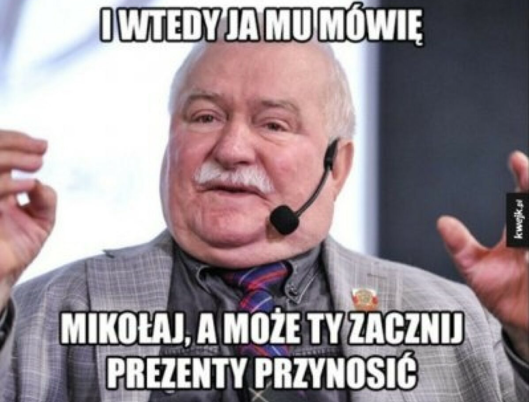 Mem z okazji Mikołajek 