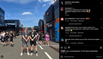 Tomasz Fornal i&nbsp;Artur Szalpuk na&nbsp;GP Austrii F1