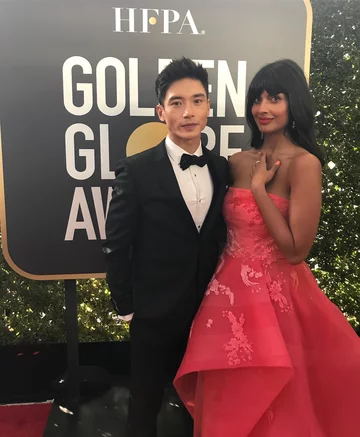 Jameela Jamil i Manny Jacinto 