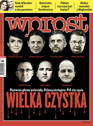 Okładka tygodnika Wprost nr 47/2010 (1450)