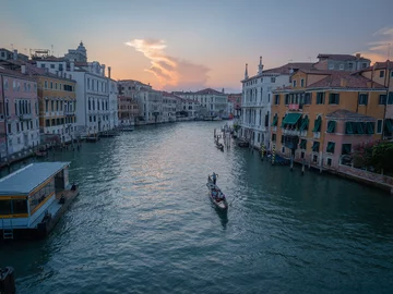 I perełka na koniec. Panorama Canale Grande została uwieczniona: