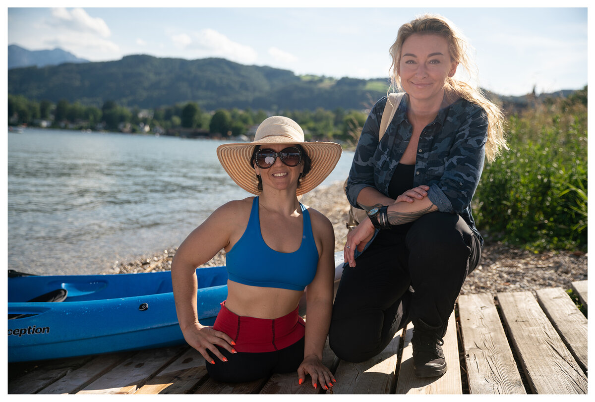 Martyna Wojciechowska i Jennifer Bricker-Bauer 