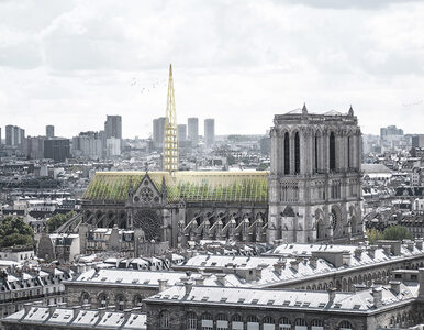 Miniatura: Jak będzie wyglądała katedra Notre Dame po...