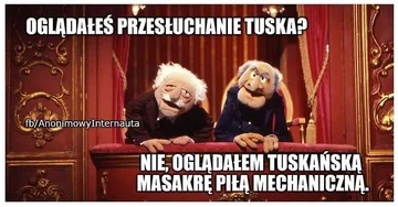 Mem po przesłuchaniu Donalda Tuska przed komisją ds. afery Amber Gold 