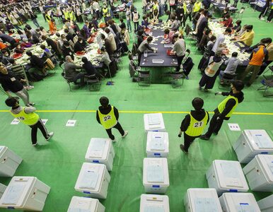 Miniatura: W Korei Południowej przeprowadzono wybory...