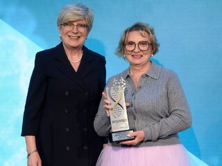 Elżbieta Pełka i Marguerite Michel