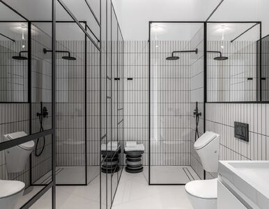 Miniatura: Czarno-biała łazienka. Architekt radzi,...