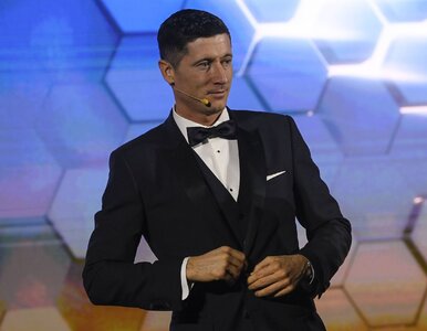 Miniatura: Robert Lewandowski podziękował za nagrodę...