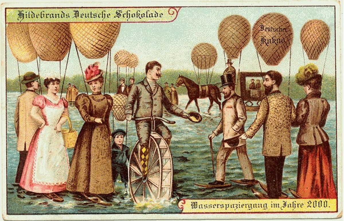 Podróżowanie po powierzchni wody dzięki balonom 