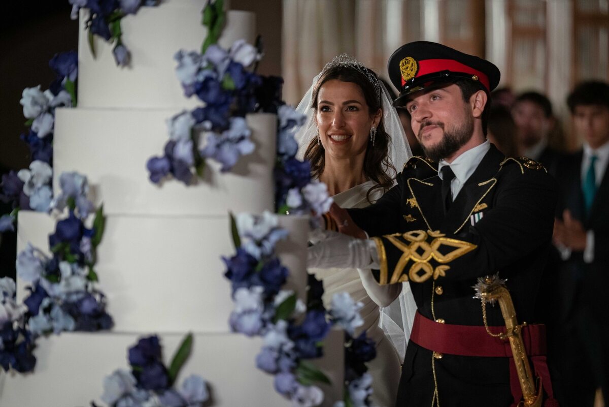 Ślub księcia Jordanii Husajna i Rajwy Al Saif 