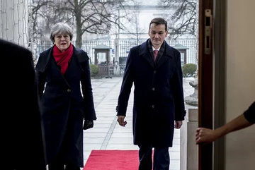 Theresa May spotkała się z Mateuszem Morawieckim 