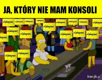 Mem po premierze Cyberpunka 2077 