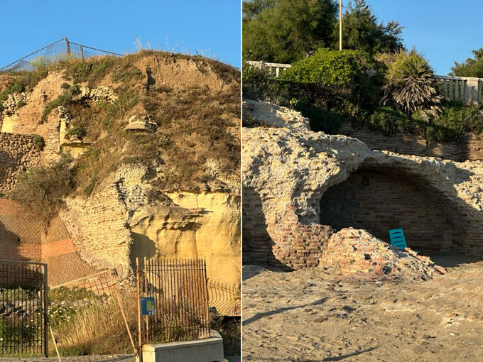 The ruins of Nero's estate
