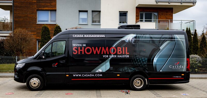 Showmobile – mobilny salon foteli masujących