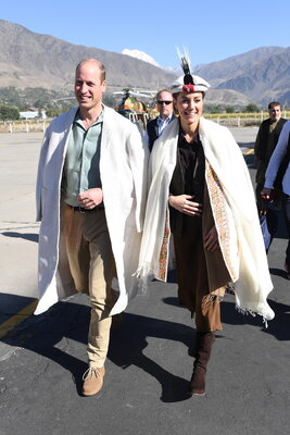 Miniatura: Księżna Kate i książę William w Pakistanie