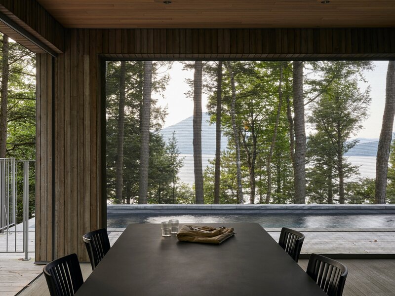 Minimalistyczny dom na klifie, projekt Matière Première Architecture