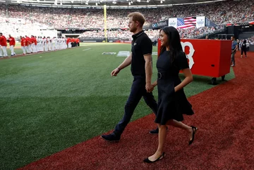 Harry i Meghan na stadionie w Londynie 