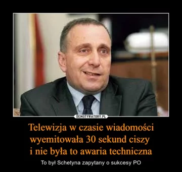 Grzegorz Schetyna obchodzi urodziny. Internauci publikują memy 