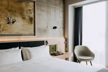 Wnętrza hotelu Nobu w Warszawie 