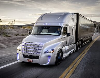 Miniatura: Autonomiczne ciężarówki będą testowane w...