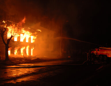 Miniatura: Tragiczny pożar w Dusznikach. Ojciec nie...