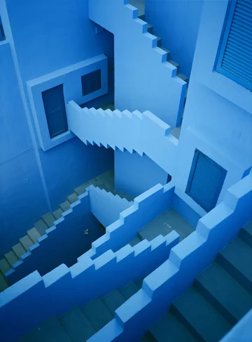 La Muralla Roja, osiedle projektu Ricardo Bofill Taller de Arquitectura Ricardo Bofill, La Muralla Roja