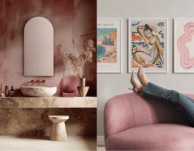 Miniatura: Antyczny róż wraca do wnętrz. Kolor, który...