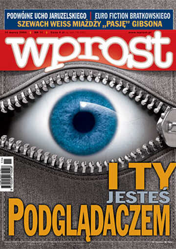 Okładka tygodnika Wprost nr 11/2004 (1111)