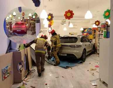 Miniatura: Wjechała autem w żłobek. Cudem nie doszło...