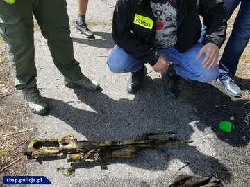 Broń wyłowiona z Kanału Gliwickiego 