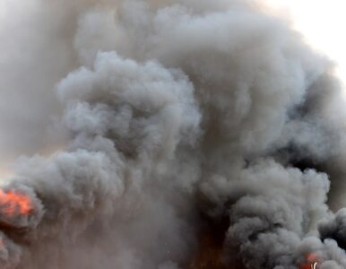 Miniatura: Pożar w Biełgorodzie po uderzeniu drona....