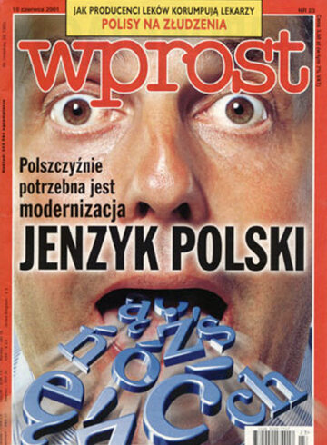 Okładka tygodnika Wprost nr 23/2001 (967)