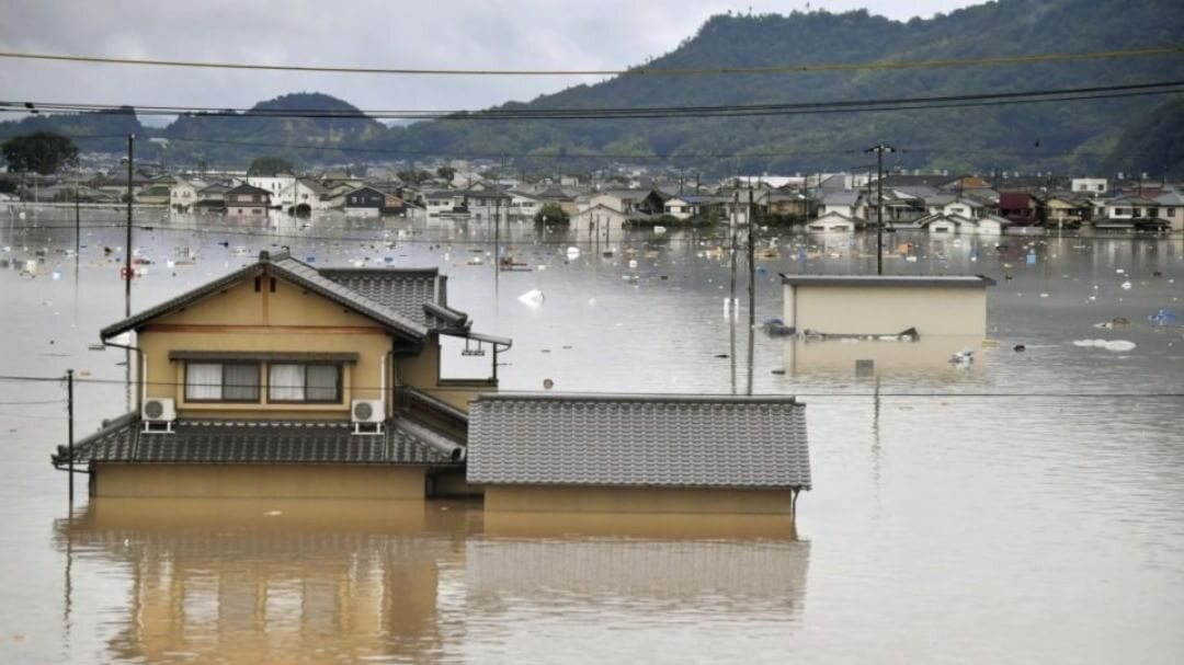 Powódź w Japonii 