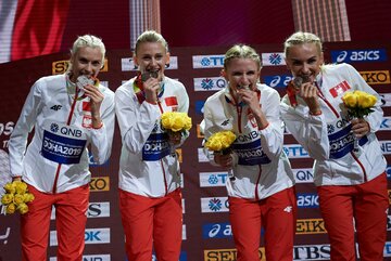 Kobieca sztafeta 4&nbsp;razy 400 metr&oacute;w zdobyła w&nbsp;katarskim Doha srebrny medal lekkoatletycznych mistrzostw świata