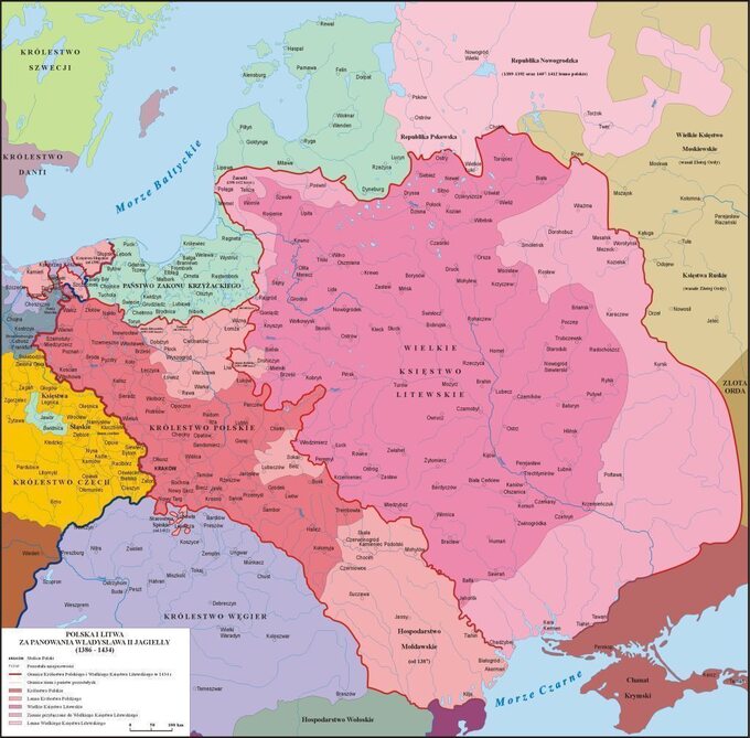 Polska i Wielkie Księstwo Litewskie w czasie panowania Władysława Jagiełły